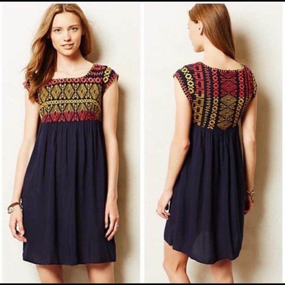 Anthro swing dress